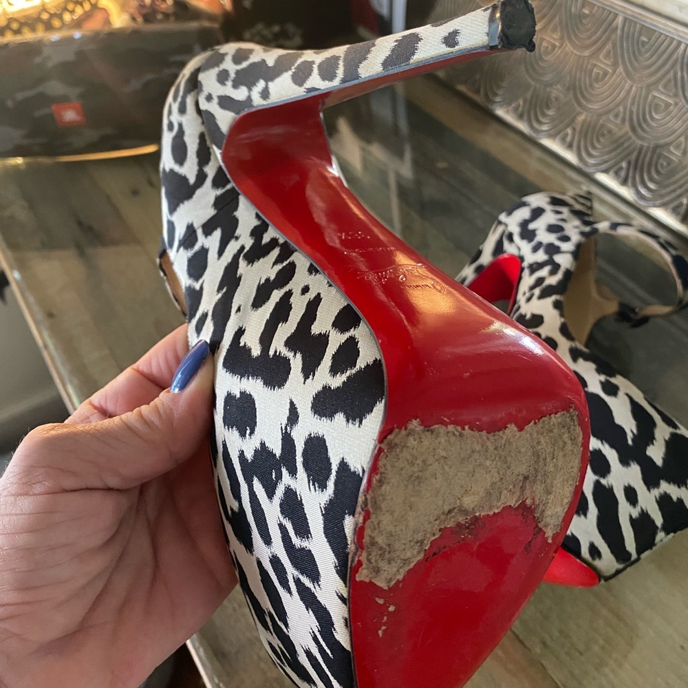 Christian Louboutin Leopard Lady Daf Mary Jane - Picture 13 of 15